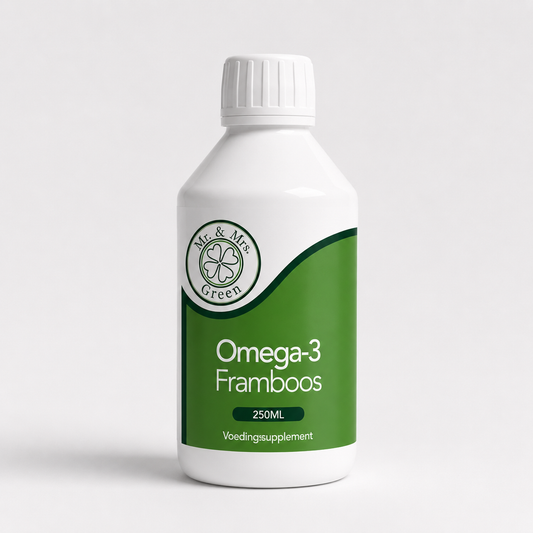 Omega 3 Vloeibaar, smaak Framboos