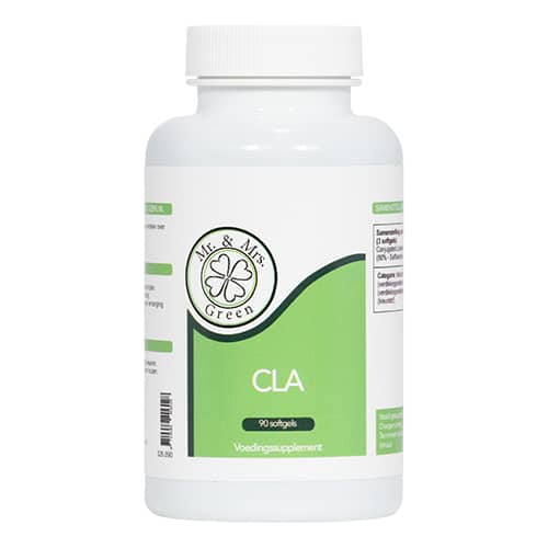 CLA supplement van Mr. and Mrs. Green – ondersteunt vetstofwisseling en helpt bij behoud van een gezond gewicht – natuurlijk uit saffloerolie gewonnen