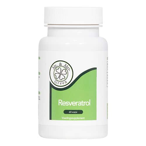 Resveratrol supplement van Mr. and Mrs. Green – krachtige antioxidant uit druivenschil ter ondersteuning van celbescherming, veroudering en vitaliteit